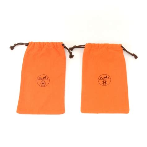 hermes dust bag orange|authentic Hermes dust bag.